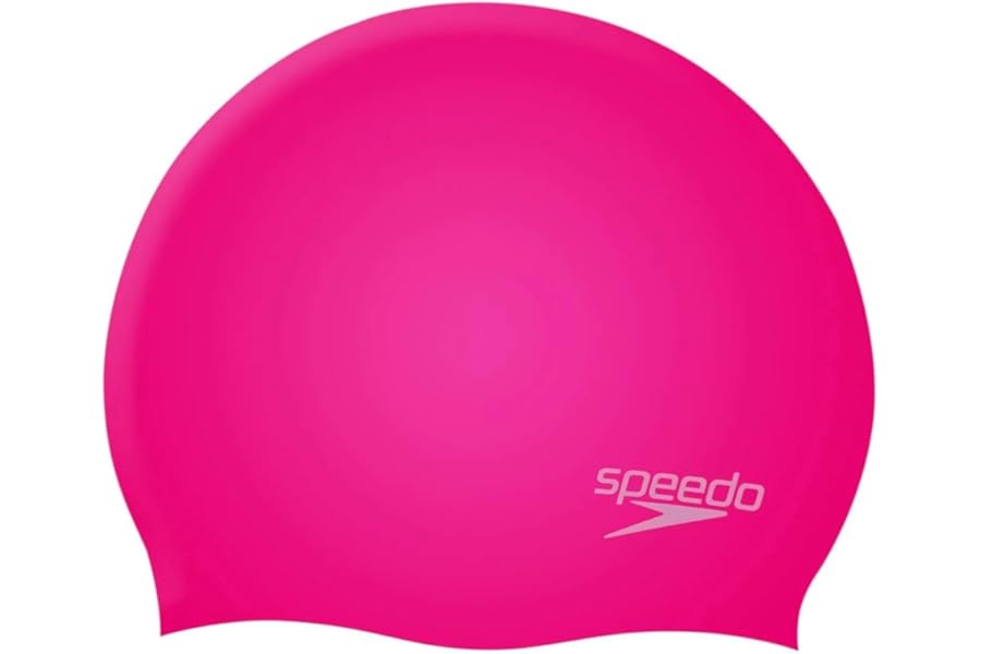 Speedo Junior Plain Moulded Silicone Swimming Cap