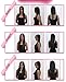 S-noilite® Stylish 26 Inches (66cm) Long Straight 3/4 Full Head One Piece 5 Clips Clip In Hair Extensions Extension Sexy Lady New Fashion (Medium Brown)