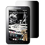 Schutz vor neugierigen Blicken: Pass- und konturgenaue FX-Undercover Samsung Galaxy Tab (GT-P1000) Blickschutzfolie
