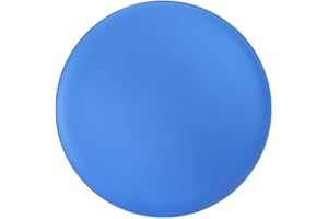 Levoberg Stool Cover Protective Cover for Round Stool Made of Faux Leather Round Bar Cover Seat Cushion Blue Diameter 40 cm