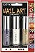 Technic Nail Art Pens - Purple, White & Gold (3 pack)