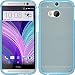Produktbild PhoneNatic Case für HTC One M8 Hülle blau Frame Hard-case + 2 Schutzfolien