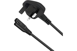 TROSPOW Power Plug Cord Replacement for HP Deskjet 2700 3755 2710e 3630 3760 2620 2630 2720e Envy 6020e 4520 5020 4500 5530 5640 5010 5540 4527 Printer UK Plug Figure 8 Lead Cable