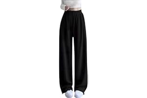 GENERISCH Baggy Trainingshose Kinder Mädchen Jogginghose Lang Bequeme Weites Bein Sweathose Baumwolle Elastische Hohe Taille Activewear Jogger Hosen Sporthose Relaxhose Teenager