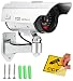 Bulfyss Realistic Looking Dummy Security CCTV Fake Bullet Camera With Flashing LED Light Indication, Silver RS.399.00