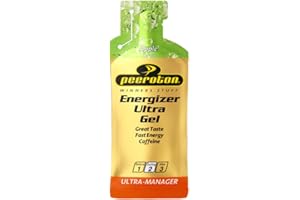 ‎PEEROTON Peeroton Energizer Ultra Gel Apple - Isotonic Energy Gel für maximale Ausdauer mit 26.5 g Kohlenhydraten, wirkt nach 2-5 Minuten, Power Gel - leicht verdaulich und bekömmlich, 40 ml (1er Pack)