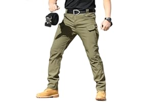 Gafutozm Apexcargo Pantalon Tactique Moto GID, 2025 Confortable Stretch Imperméable Anti-Déchirure Pantalon De Travail avec 10 Poches