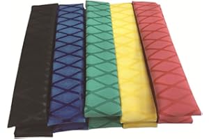 Buwei Anti-Rutsch-Wickel-Schrumpfschlauch für Angelrute/Schläger/Fahrradgriffe/Stativ