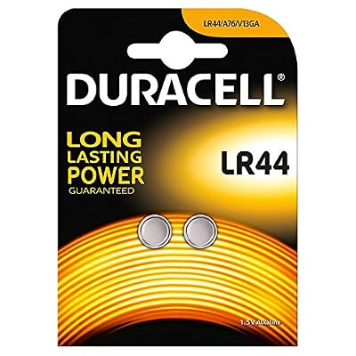 Duracell Spéciale Piles Bouton Lithium type LR44, Lot de 2