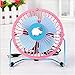 Produktbild Shuzhen,Mini-Karikatur-Tiermuster USB-leiser elektrischer Ventilator(Color:ROSA,Size:1PC)