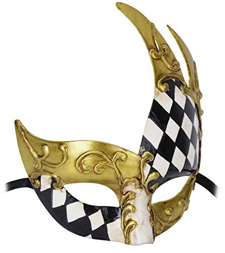 Kapmore Maskerade Maske für Männer Vintage Musikalische Design Stil Prom Mardi Gras Maske