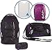 Produktbild Satch Schulrucksack-Set 5-tlg Pack Purple Hibiscus 9C6 schwarz lila