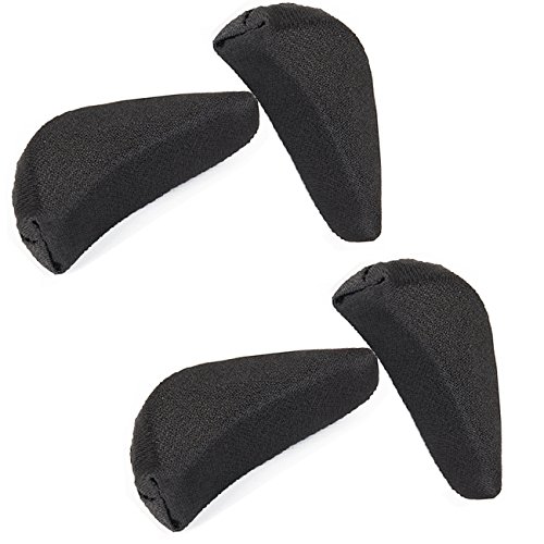 2 Pares zapatos de relleno, Protectora Plantillas talón amortiguador Almohadilla, unisex Inserta Hacer Zapatos grandes Fit