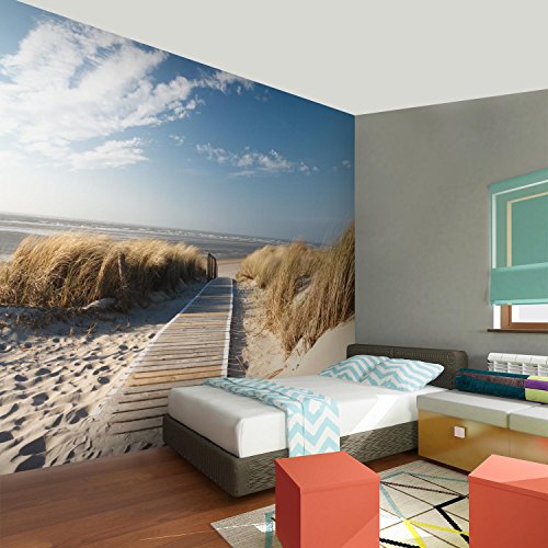 Fototapete Strand 352 x 250 cm – Vliestapete – Wandtapete – Vlies Phototapete – Wand – Wandbilder XXL – !!! 100% MADE IN GERMANY !!! Runa Tapete 9008011b - 5