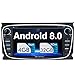 Price comparison product image Pumpkin Android 8.0 Car Stereo for Ford Focus Mondeo Galaxy S-max 4GB RAM with Sat Nav Bluetooth Support CD DVD DAB+ GPS WIFI Android Auto AUX 128GB USB SD Fast-boot 7” Touch Screen