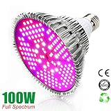 ☀Led Cultivo Bombilla con Espectro Completo☀: 100 LED rojos (620-660nm) + 35 LED azules (440-460nm) + 10 blancos (3500K-6000K) + 5 I&R (730nm). La luz roja es propicia para el brote y la floración de las semillas. La luz azul puede aumentar la eficiencia fotosintética, favoreciendo así los tallos y las hojas. La luz de crecimiento de espectro completo ayuda a las plantas a crecer rápidamente, proporciona el espectro de luz correcto para los brotes de plantas y crece.