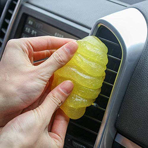 Preisvergleich Produktbild Womdee Staubreinigungsgel Reinigungsknete, 2 Packungen Auto-Reinigungsgel, Staubentfernung für Computer, Elektronik, Laptop, Lüftungsschlitz, Tastatur Universal Staubreiniger