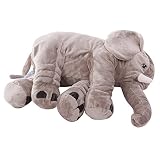 Baby Kind Elefant Kissen Tier elephant Kinderkopfkissen weichem Schlaf Stuffed Plüsch Kissen Plüschtiere Spielzeug Geschenke für Kinder 100% Baumwolle - 6
