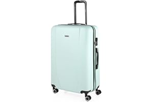 ITACA - Koffer XL, Hartschalenkoffer, Reisekoffer Groß leicht und robust mit Zahlenschloss - Trolley Reisegepäck ., Minzgrün