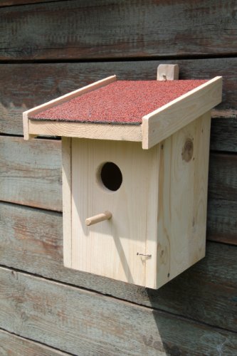 Nistkasten mit Bitumendach(NB05)- zum selbst bauen-Bausatz-sauberste Verarbeitung- Garten Deko - 3