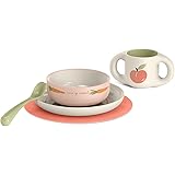 Suavinex Set Svezzamento Bambina, Training Esercitarsi A Mangiare Da Soli, Cinque Pezzi, Confezione Da Uno, Rosa, ‎8.3 x 41.4