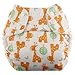 Blueberry One Size Deluxe Nappy (Giraffes)