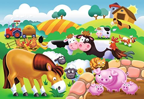 Ravensburger 05609 My First Outdoor Puzzle Love Farm Animals, White