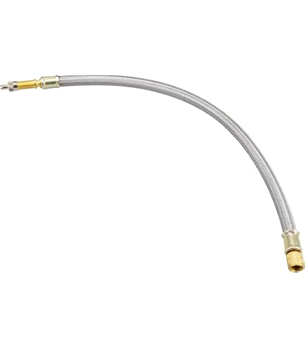 Reifenfüller-Verlängerungsschlauch 2 Meter - M8x0,8 Gewinde, Mit Schnellkupplung Für Kompressor