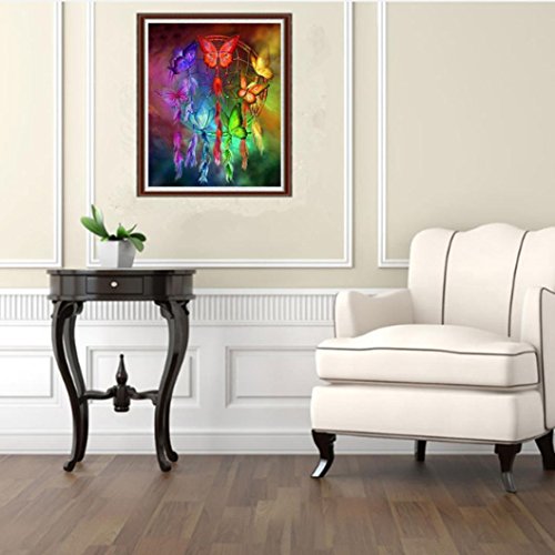 DIY 5D Diamant Malerei Stickerei Kreuz Kunsthandwerk Stich Zuhause Dekor (E) - 2