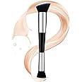 Ouligay Double Ended Makeup Brushes Foundation Makeup Brush Concealer Brush Contour Brush Kabuki Foundation Brush for Blending Liquid Sculpting Highlight Buffing Contouring Cream Cosmetics
