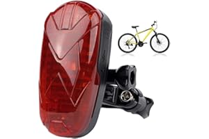 TKMARS Bike GPS Tracker with LED Light Anti Theft Real-Time Bicycle Tracker Device 1800mAh Waterproof SOS Overspeed Alarm GPS Locator Lifetime Free APP/Platform No Subscription for Bicycle/Motorbike