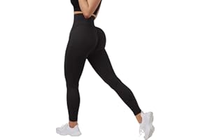 OMKAGI Women Scrunch Seamless Gym Leggings High Waist Yoga Pants Butt Lifting Workout Leggings