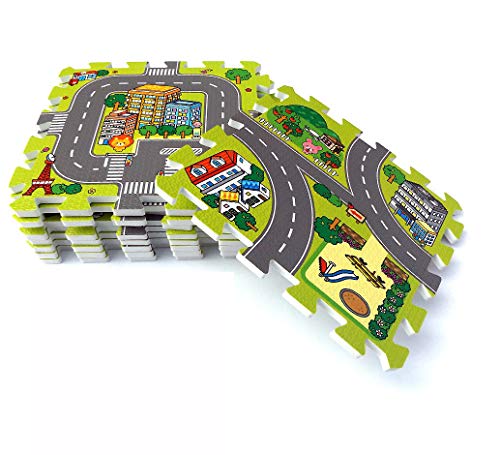 Brigamo Stadt Puzzlematte, Spielmatte unendlich erweiterbar! - 3