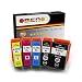 Produktbild OBENO – 1 Set – 202 XL 5 Pack Ersatz-Tintenpatronen für Epson 202XL Tintenpatronen kompatibel mit Epson Expression Premium xp-6000 xp-6005 (t02g1 1s, t02h1 1Photo s, t02h2 1C, t02h3 1m, t02h4 1g)