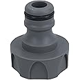 AB Tools Grey Hozelock Adaptor Adaptor Juction Push Connector Hose Pipe Threaded GAR54