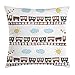 Produktbild Boy's Throw Pillow Cushion Cover, Cartoon Style Train and Tracklines on Sunny Day Hand Drawn Sun and Clouds Flowers, Decorative Square Accent Pillow Case, Multicolor Size:20 X 20 Inches / 50 by 50 cm