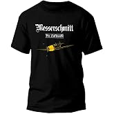 Tilki Shop WW2 - LUFTWAFFE BF 109 &Ouml;zel Tasarım Siyah Tiş&ouml;rt-1 -