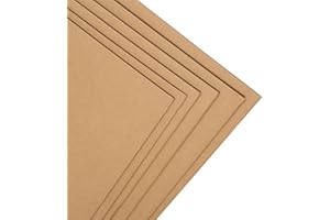 LEO DESIGN A3 Cardboard Sheets Divider Corrugated for Packing, Mailing, Arts & Crafts. 3mm Thickness, A3 (297 x 420 mm) Kraft Board, Large Cardboard Sheets, Protective Boards 52 Pack