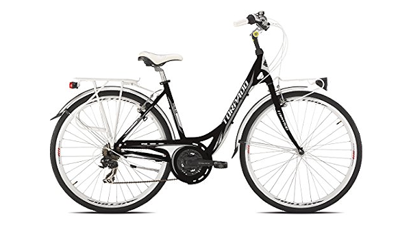 Torpado bici city partner 28'' donna alu 3x7v taglia 44 nero (City) /  bicycle city partner 28'' lady alu 3x7s size 44 black (City) : Amazon.it:  Sport e tempo libero