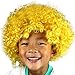 Price comparison product image PRINCER Afro Masquerade Hair WigParty Disco Funny Afro Clown Hair Football Fan-Kids Cosplay Costume Halloween Party Hair Wig Free Wig Cap