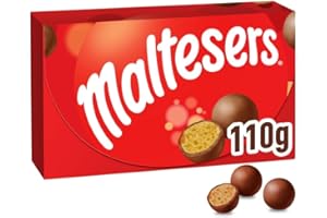 MARS Maltesers Chocolate Gift Box, Milk Chocolate & Honeycomb, 110g, Ideal for Gift, Snacks and Sharing