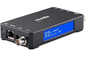 ZOWIETEK 3G SDI NDI Video Streaming Encoder Decoder, ZowieBox, UVC to SDI Converter, SDI Video Recorder & Extender with Loopout, SRT/RTMP(S)/RTSP to NDI, Standalone H.265/H.264 Live Streaming with PoE