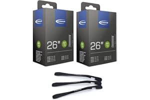 MSZWEIRAD Schwalbe AV13 Lot de 2 chambres à air pour vélo 40/62-559 avec 3 démonte-pneus MSdeux-roues 40 mm
