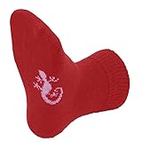 Little Grippers Red 12-24 months Baby Socks with Stay On Technology