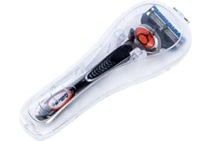 Estuche de Viaje Nincha para Maquinilla de Afeitar Manual - Protector Portátil de Plástico para Afeitadora Manual - Transparente