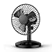 Produktbild Funme USB Tischventilator Tragbarer persönlicher Lüfter Leiser elektrischer Ventilator Kleiner Tisch-Ventilator mit 60 Grad einstellbar für Zuhause, Büro, Reise, Außenbereich (Schwarz)