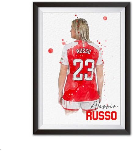 Signiertes Foto Von Alessia Russo – England Lionesses Fußballerin, 15,2 X 10,2 Cm, Hochwertiger Hochglanzdruck, Perfektes Geschenk Für Fans