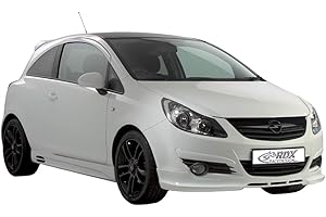 RDX Racedesign Alerón delantero compatible con Opel Corsa D 2006-2011 excl. OPC (PU)
