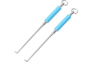 FUZVOL Fishing Accessories,Fish Hook Remover,Stainless Steel Fishing Disgorger Unhooking Fishing Tool,Portable Fishing Hook Detacher,Fishing Supplies for Small and Large Fishing Hooks