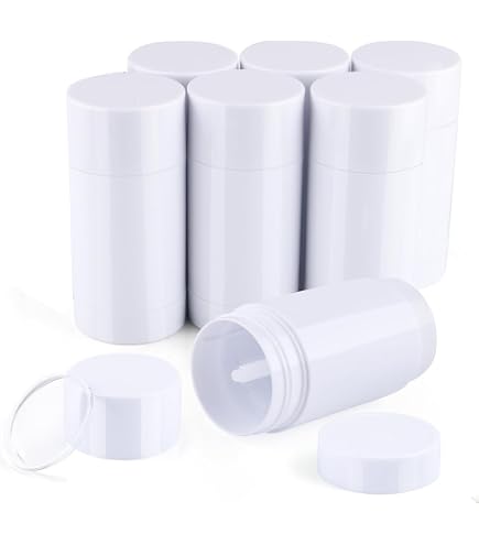 10 Leere Deo-Behälter 15 Ml – Oval, Twist-Up, Nachfüllbar Für Lippenbalsam & DIY
